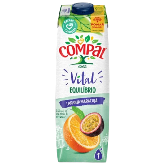 Compal Vital Naranja Maracuyá 1L