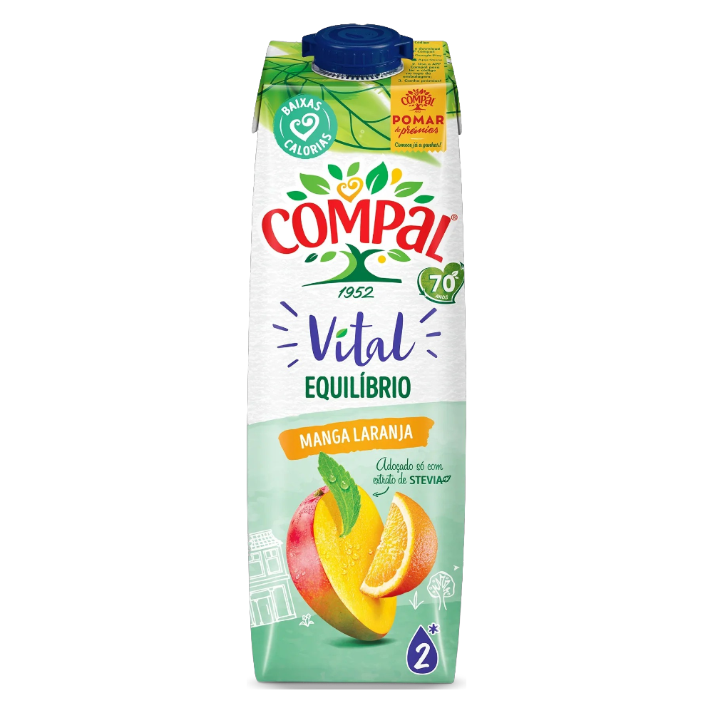 Compal Vital Mango/Orange 1lt