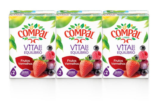 Compal Vital Frutos Rojos 3x200ml