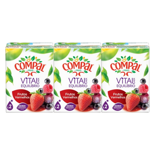 Compal Vital Red Fruits 3x200ml