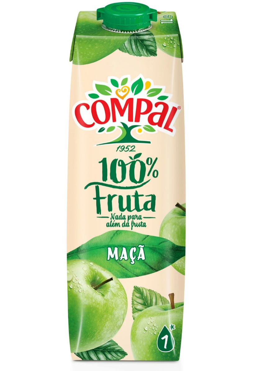 Compal 100% Manzana 1L