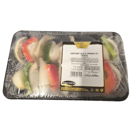 Brocheta Mixta Calamar y Camarón Covete c/2 - 520/650gr Aprox.
