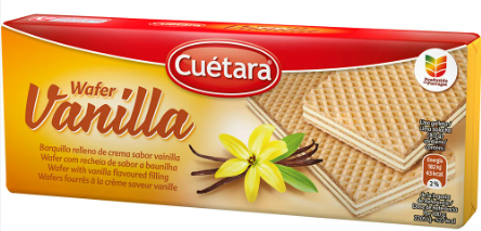 Bolacaha Cuetara Baunilha150g Gr.