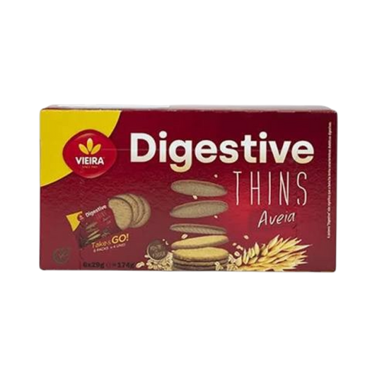 Galletas Vieira Digestive Thins de Avena 174g