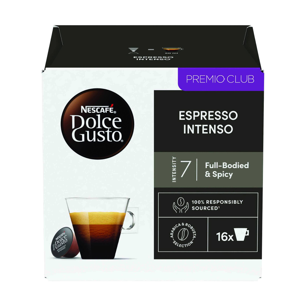 Café Espresso Intenso Nescafé (16 Un.) - Dolce Gusto (Int. 7)