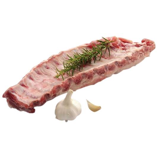 Costilla de cerdo congelada 1 tira – 500-600g aprox. Macrofrio