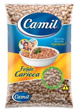 Feijão Carioca Seco 1kg - Camil