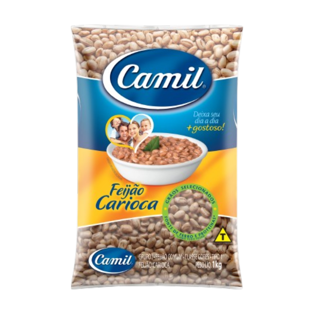 Carioca Beans Dried 1kg - Camil