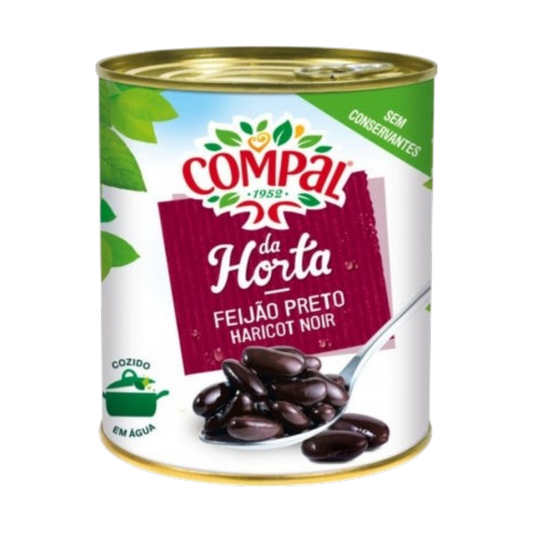 Frijoles Negros Cocidos 845g - Compal