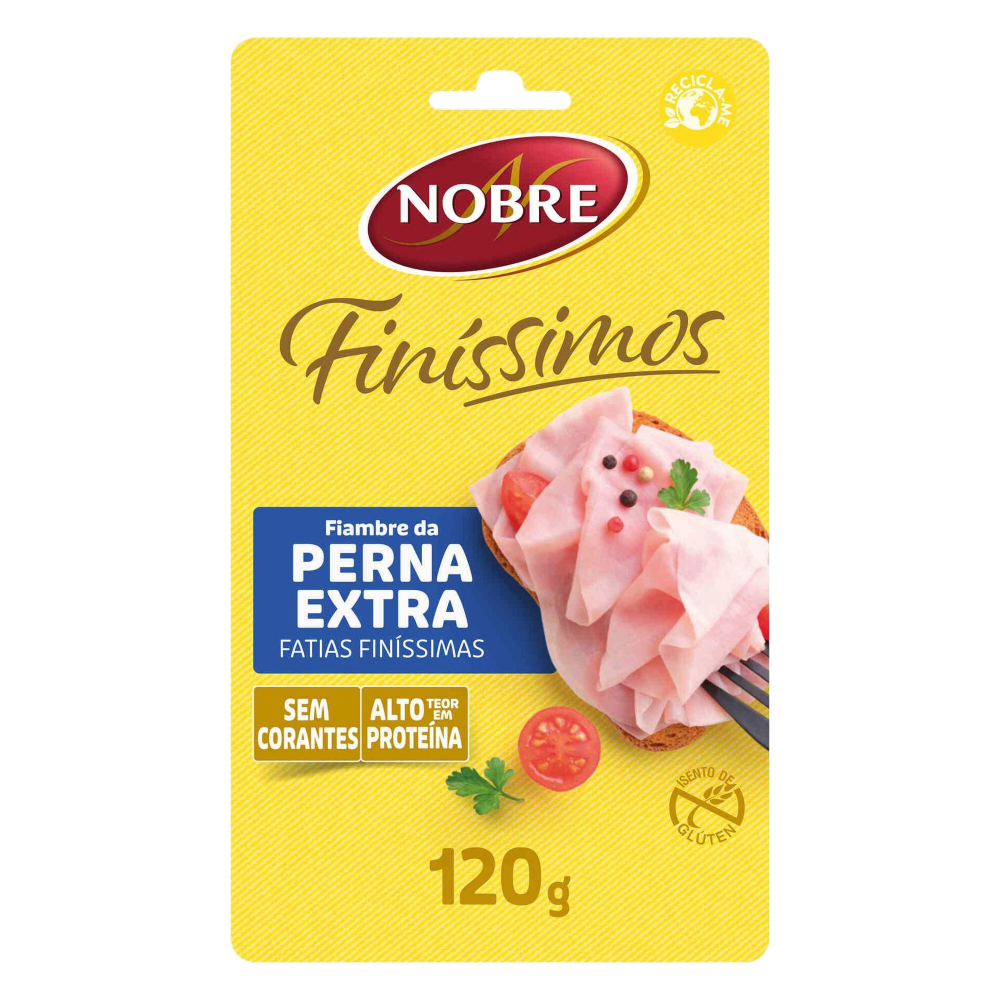 Extra Leg Ham Sliced 120g - Nobre