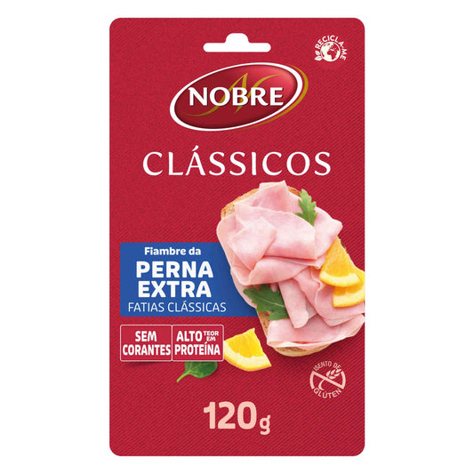 Extra Leg Ham Sliced 120g - Nobre