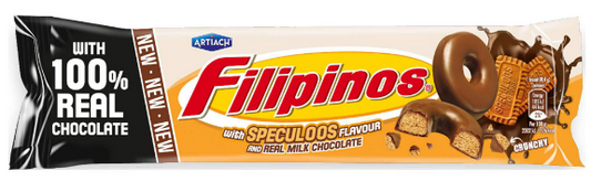 Bolachas filipinos Chocolate e Recheio Speculoos 128gr