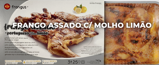 Frango Assado com molho Limao 740gr - Frangus