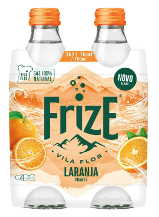 Água Com Gás Frize Salgadas de Laranja 4x25cl