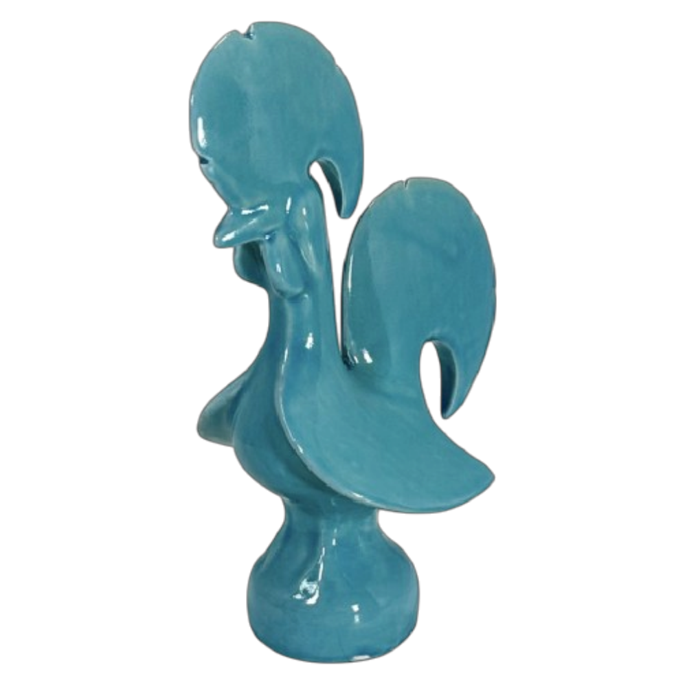 Galo de Azul Bebê - 13cm