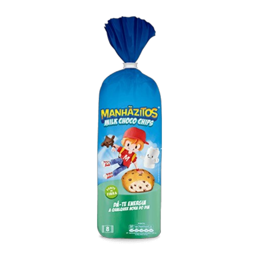 Panecillos de Leche con Pepitas de Chocolate 280g 8Unid