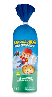 Bolo pepitas Choco Manhãzitos emb. 280 gr (8 un)