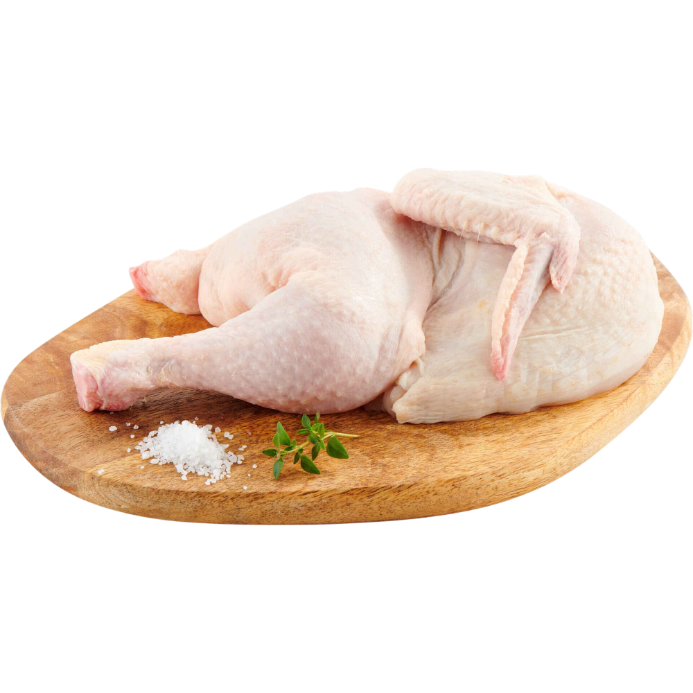 Half Free-Range Chicken with giblets and blood 1.5kg Approx.