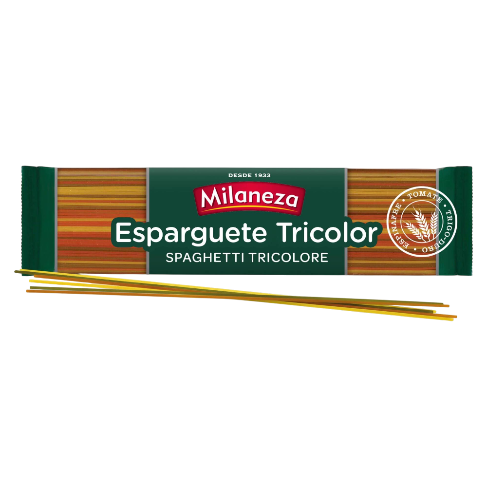 Tricolor Spaghetti 500g - Milaneza