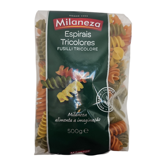Tricolour Spiral Pasta 500g - Milaneza