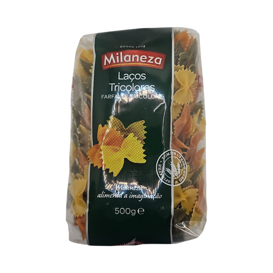 Tricolour Bow/Farfalle Pasta 500g - Milaneza