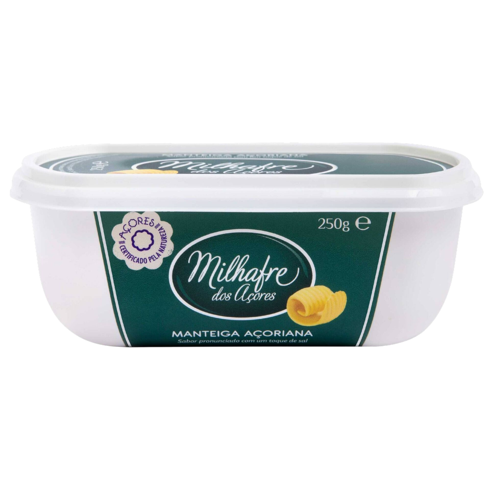 Mantequilla de las Azores con Sal Milhafre 250g
