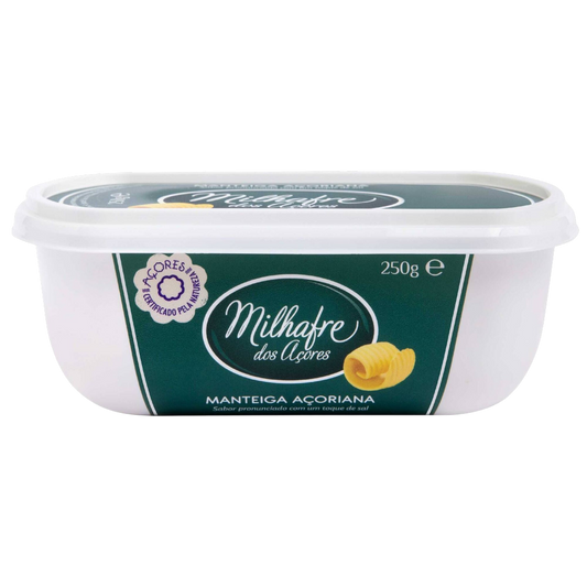 Mantequilla de las Azores con Sal Milhafre 250g