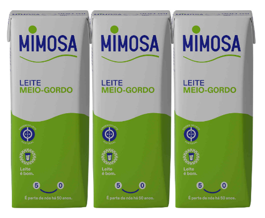 Leite Meio-Gordo Mimosa 4x20ml