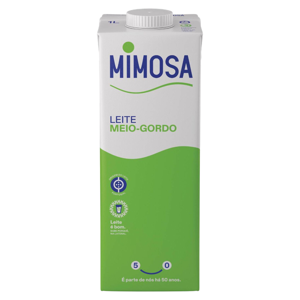 Leche Semidesnatada Mimosa 1L