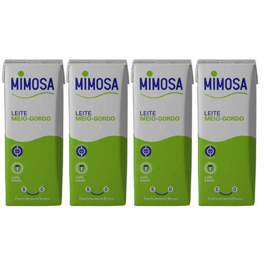 Leche Semidesnatada Mimosa 4x200ml