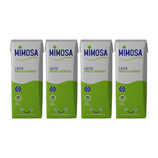 Leche semidesnatada 4x200ml - Mimosa