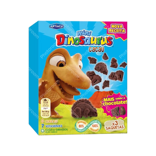 Bolachas Mini Dinosaurus Chocolate 120g