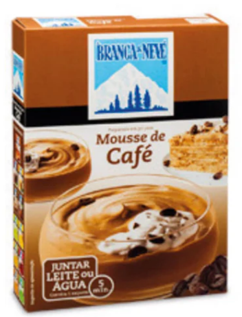 Mousse Sabor a cafe 140gr- Branca de neve