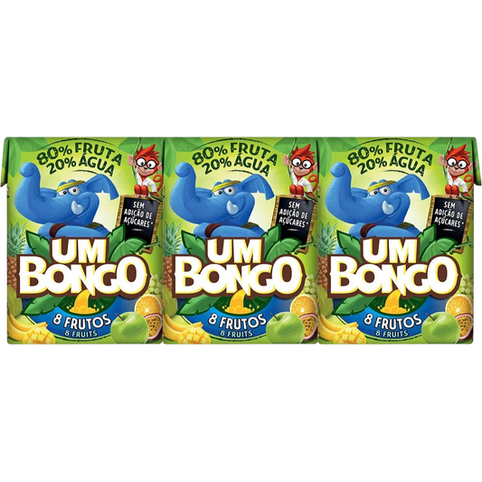 Néctar Um Bongo 8 Fruits 3x200ml