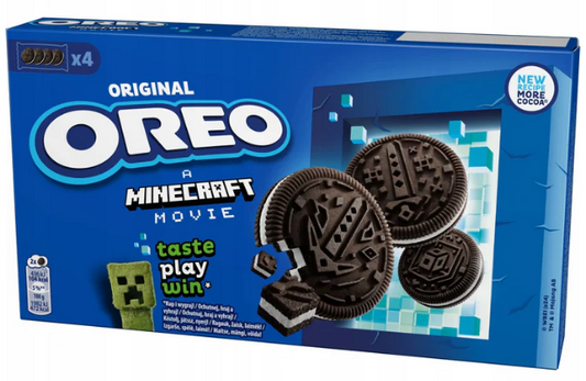 Oreo Minecraft de Chocolate com Recheio de Creme 220g