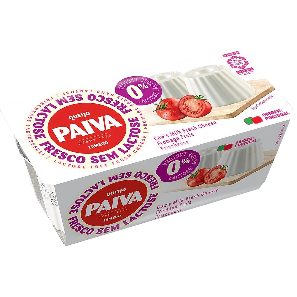 Queso Fresco Paiva - Sin Lactosa 2 x 62.5g