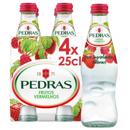 Água das Pedras con Frutos Rojos 4x25cl