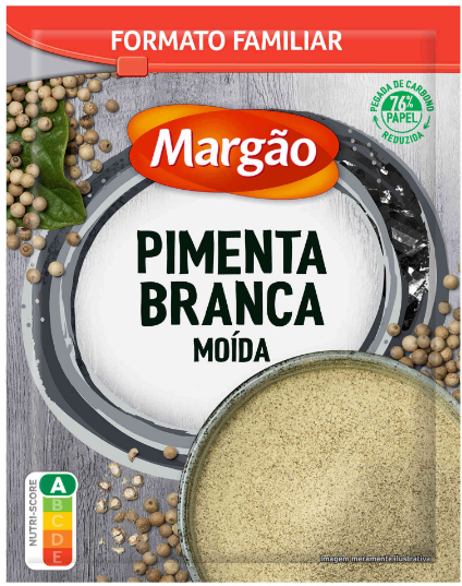 Pimenta Branca Moida 35gr - Margão
