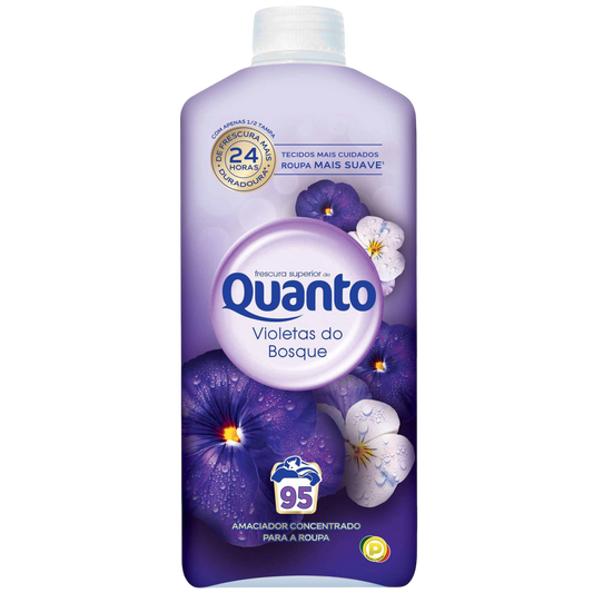 Amaciador Roupa Conc. Violetas Bosque Quanto 95d