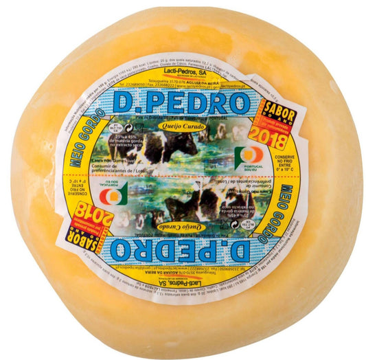 Queijo Curado D. Pedro Meio Gordo 1.1kg Aprox. - D. Pedro