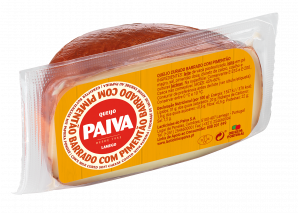 Queijo de Vaca Curado Barrado com Pimentão 250gr. - Paiva
