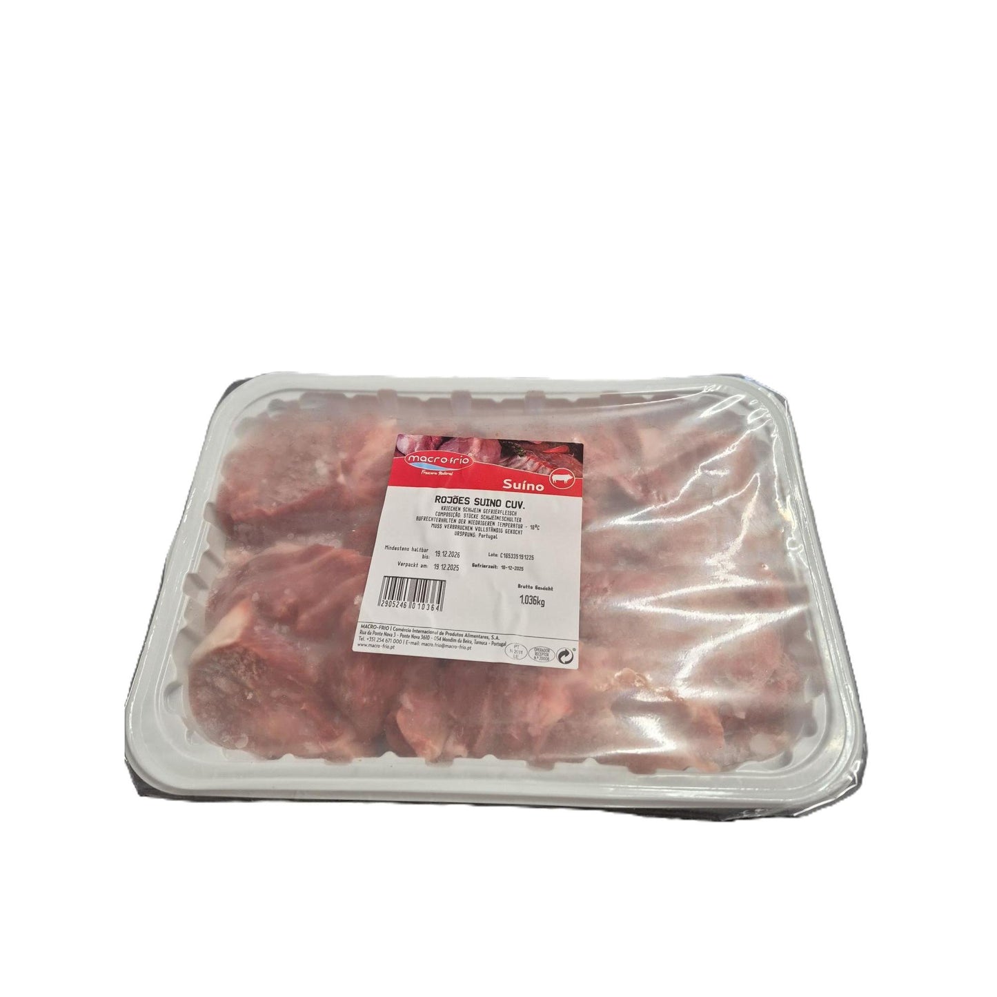 Rojões Cubeta 1kg Aprox - Macrofrio