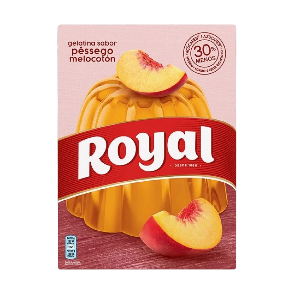 Gelatina Royal de Pêssego 2x57g