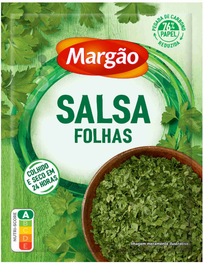 Salsa em folhas 3gr - Margão