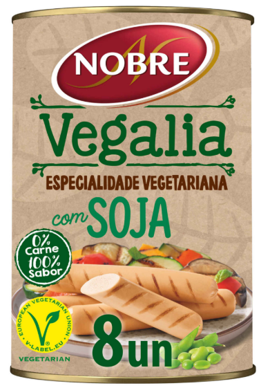 Salsichas de Soja Nobre Vegalia 8 un