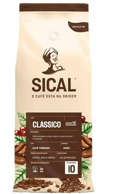 Café em Grão Torrado Lote  5 Estrelas 1 Kilo