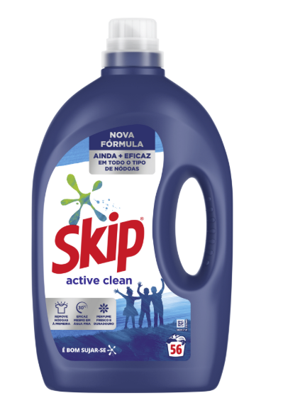 Detergente da Roupa Máquina Líquido Active Clean 56 Doses - Skip