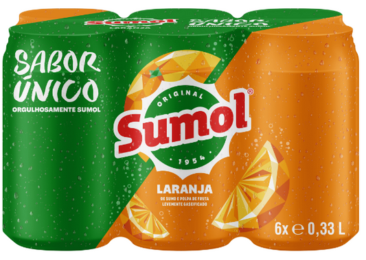 Sumol de Laranja 6x330ml