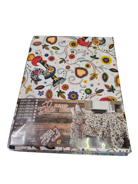 Mantel (Tema Gallo de Barcelos) 150x300cm