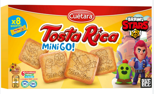 Bolacha Tosta Rica Mini Go! 240gr